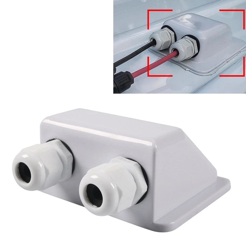 Double Wire Cable Entry Gland Box for RV Caravan (Universal Fit)