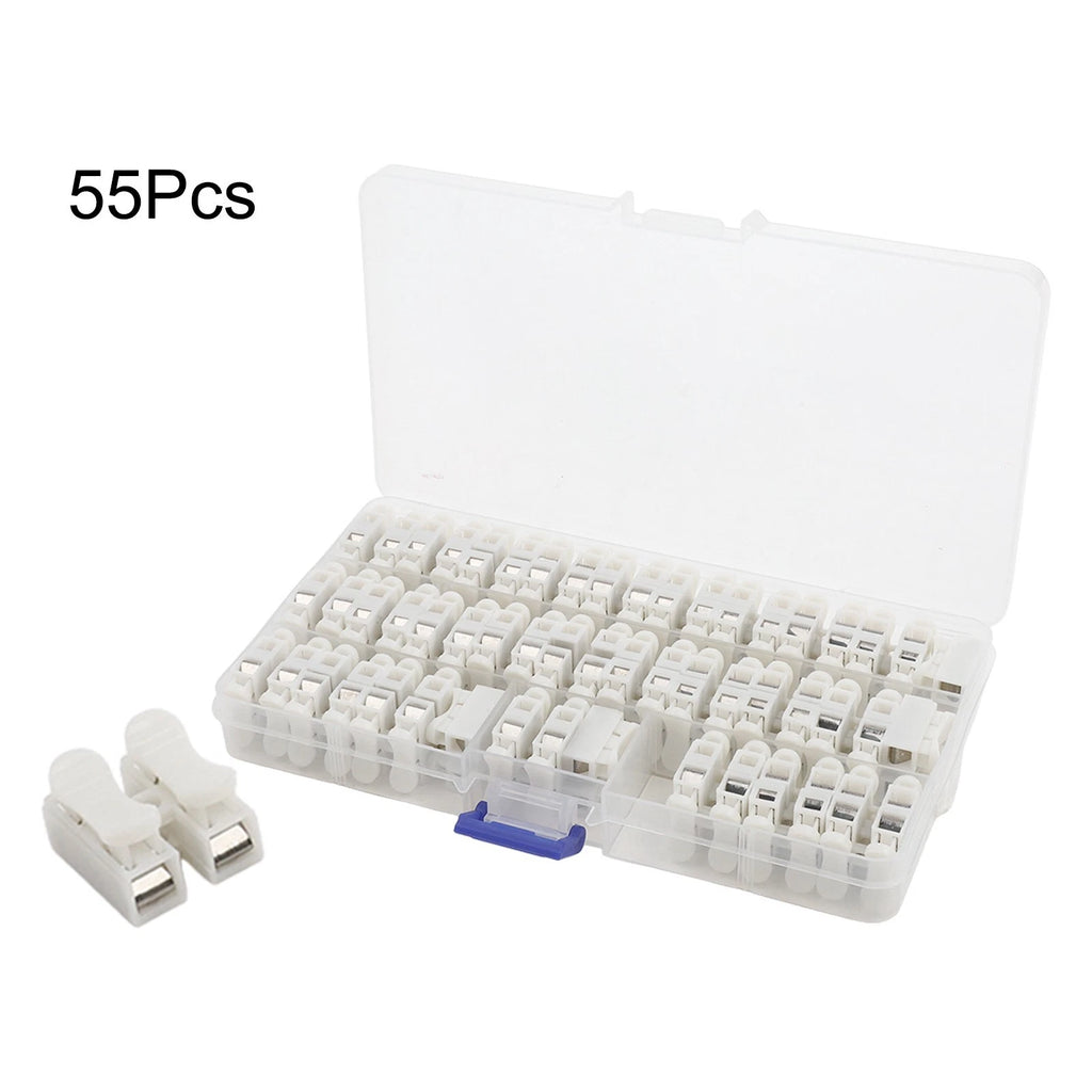 2X CH 2 Terminal Blocks Quick Connectors for Secure Electrical Crimp Connections