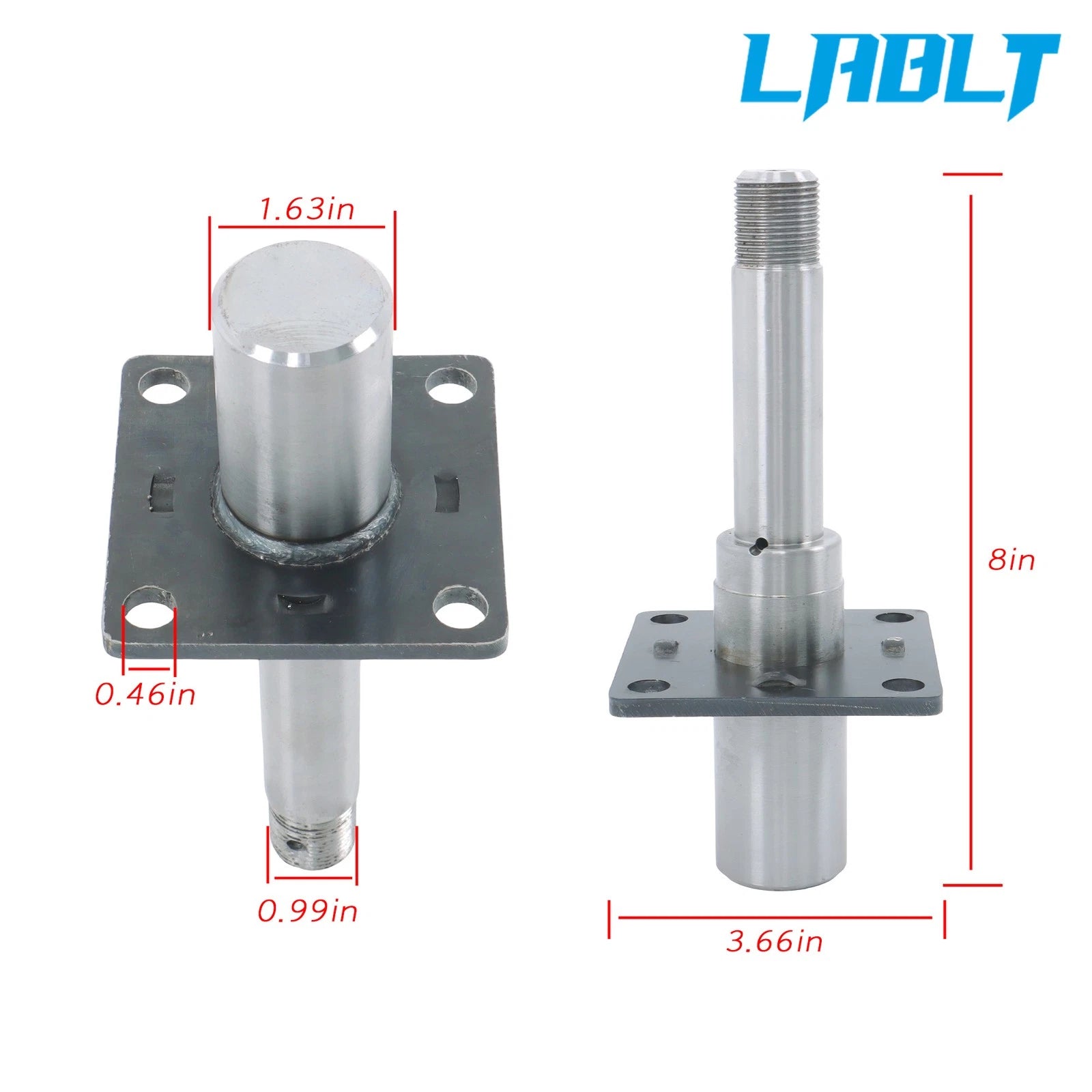 Set of 2 Round Spindle BT16 for (2000 lbs)