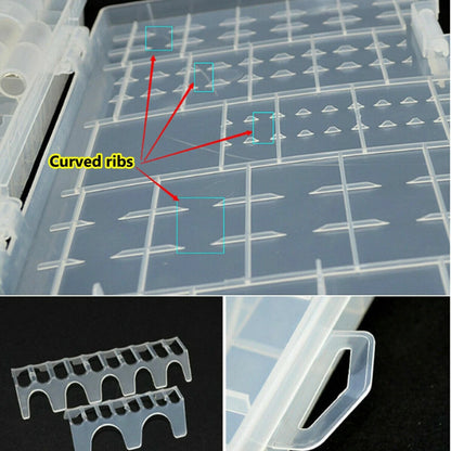 Battery Storage Case for AA/AAA/C/D/9V Cells