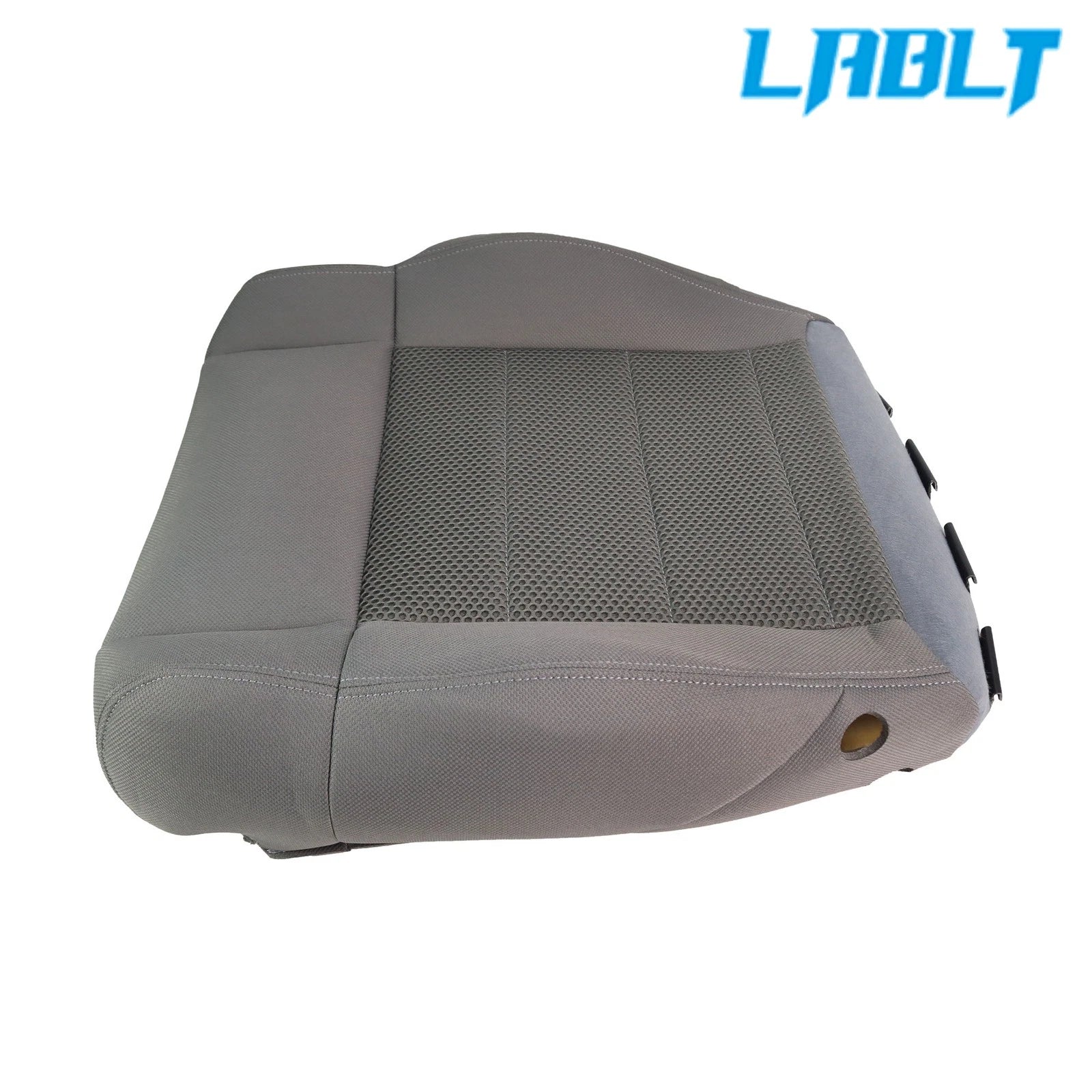 Seat Cover for Jeep Wrangler (2007–2012) Gray Cloth Driver Bottom