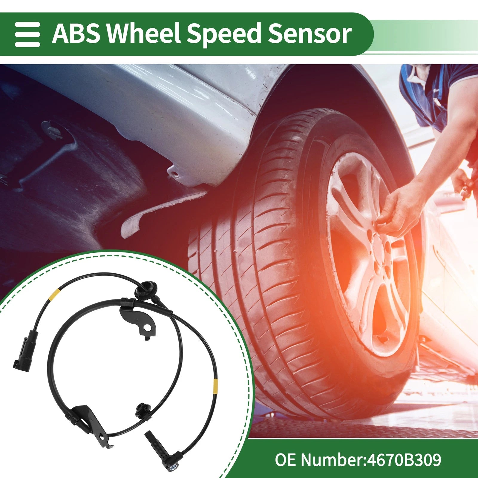 ABS Wheel Speed Sensor No. 4670B309 for Mitsubishi Eclipse Cross (2018–2023)