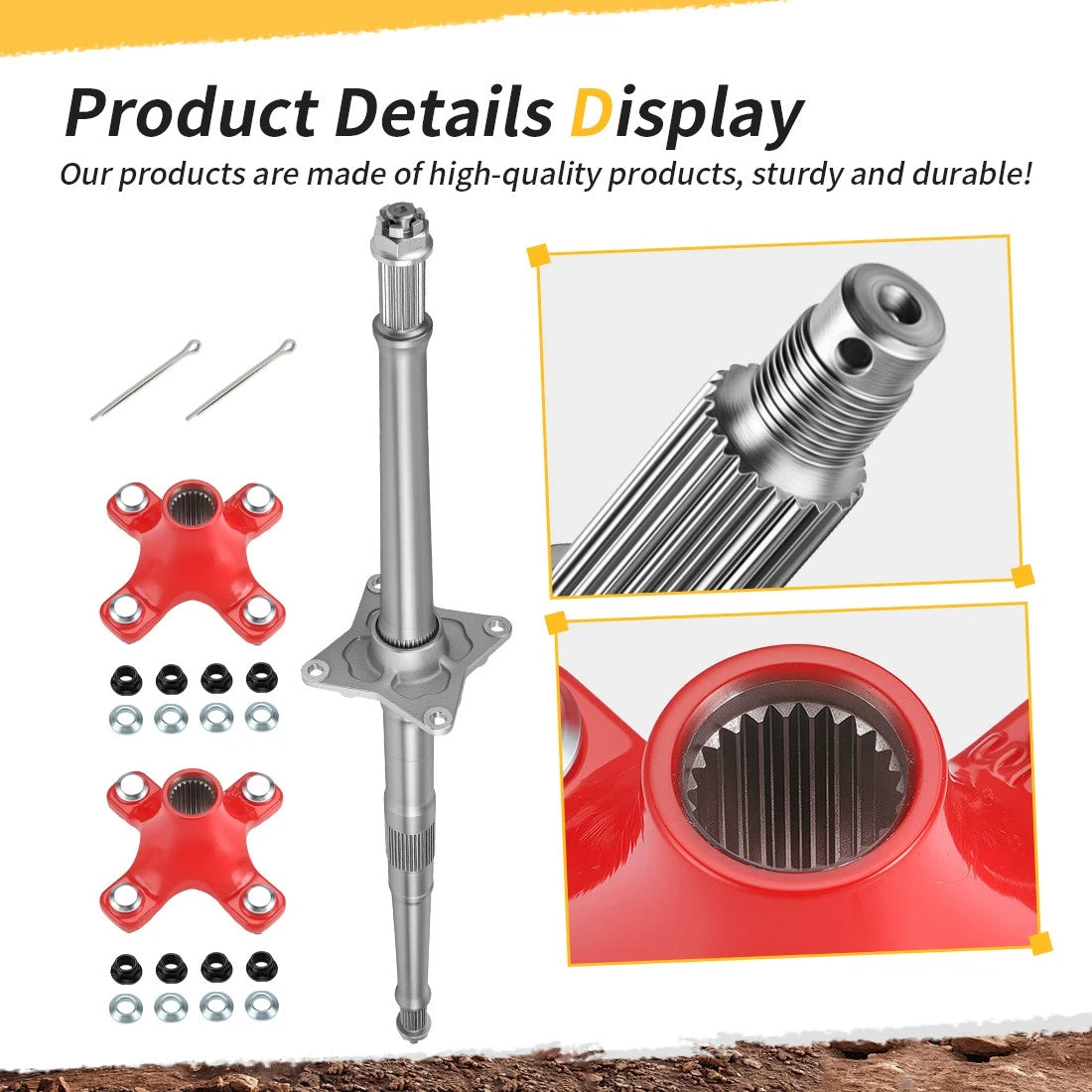 Rear Wheel Axle Shaft & Hubs for Honda TRX450ER TRX450ER (2006–2014)