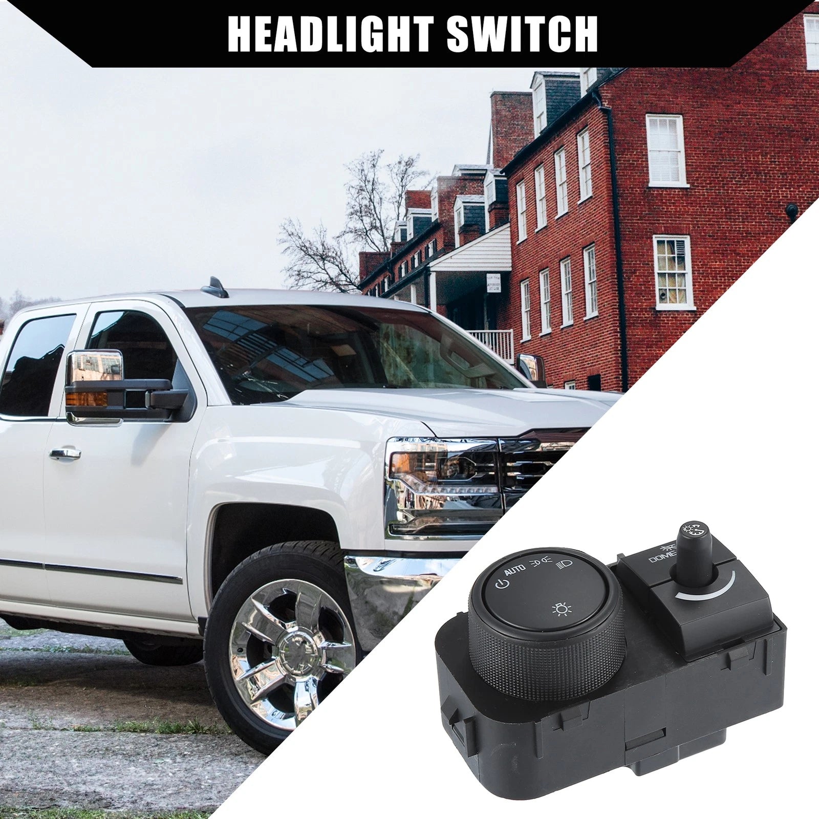 Headlight Switch Replacement for Chevy Silverado GMC Sierra (2014–2018)