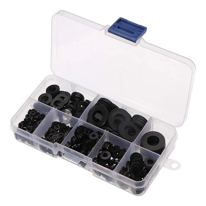 500 Pcs Plastic Flat Washers for Industrial Fixings (Corrosion-Free)
