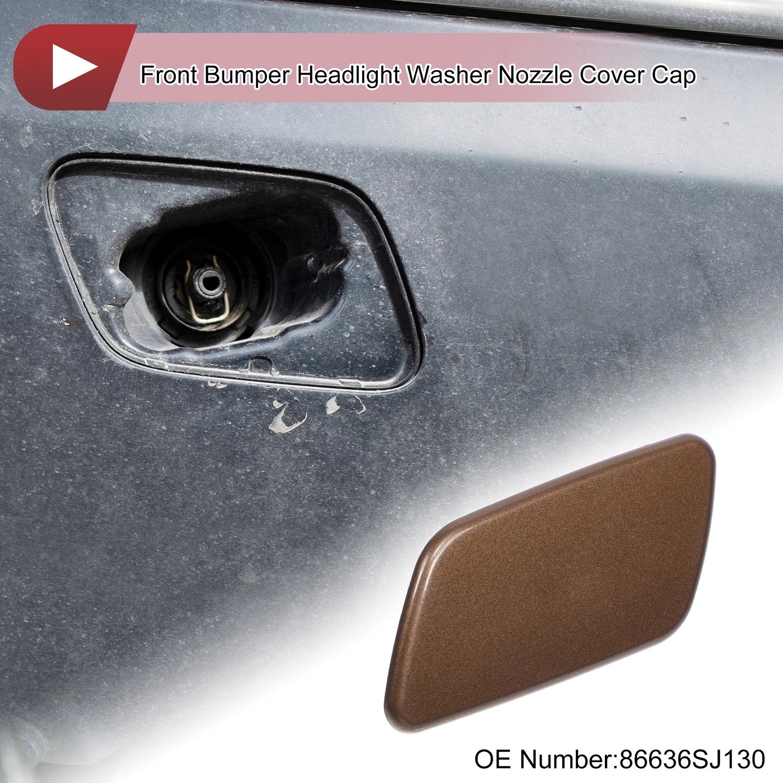 Front Left Washer Nozzle Cover Cap for Subaru Forester SK (2018–2021)