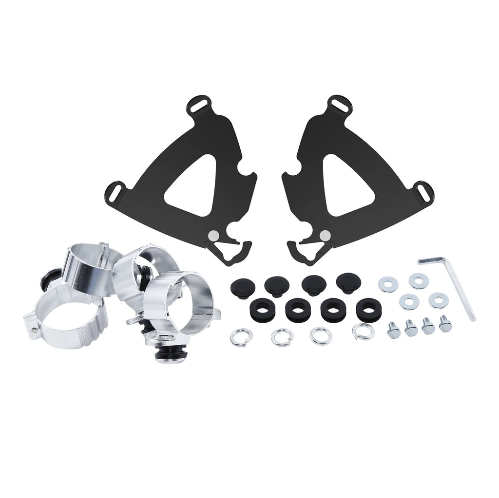 49mm Gauntlet Fairing Trigger Lock Mount for Harley Dyna Street Bob (2007–2017)