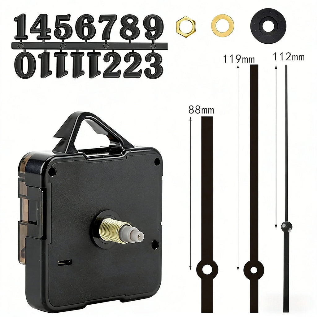 Silent Clock Motor for Wall Clock (Quartz, ABS Construction)
