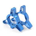 Pair Moto Fork Preload 17mm Adjuster Universal Blue
