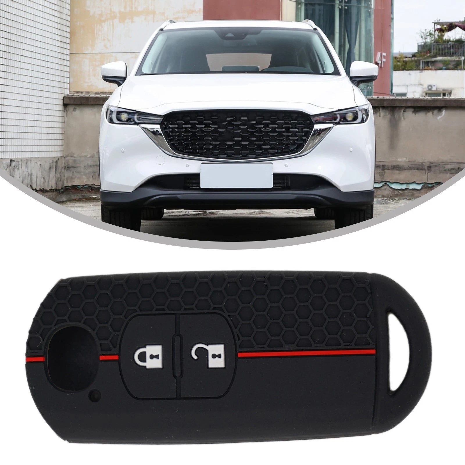 Car Key Bag for 2 Button Keys Remote Case (2X)