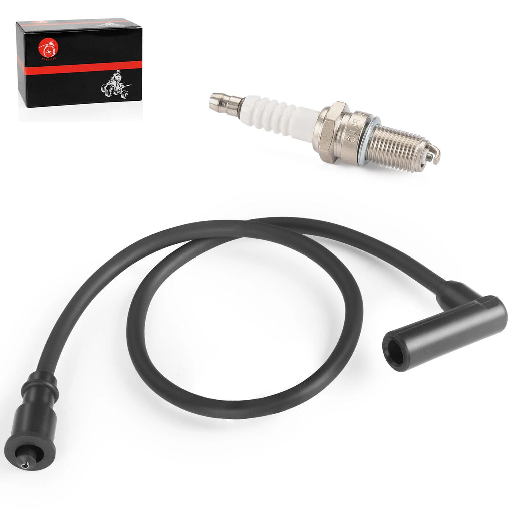 Spark Plug & Wire Cap for Hisun UTV 250 400 450 500, Massimo Gunner 250 (2008–2023)