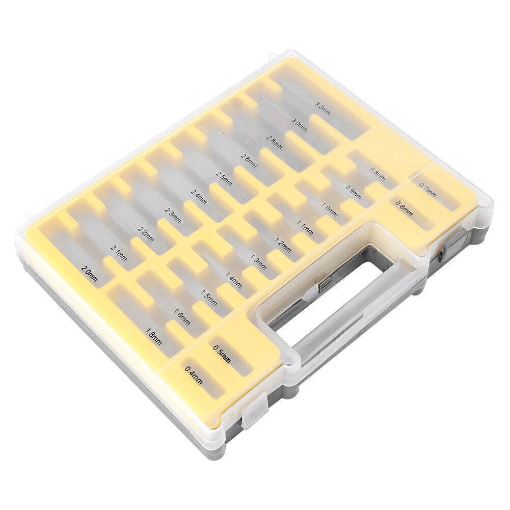 150Pcs 0.4-3.2mm Mini Twist Drill Bit With Case Micro Power High Speed Steel Set