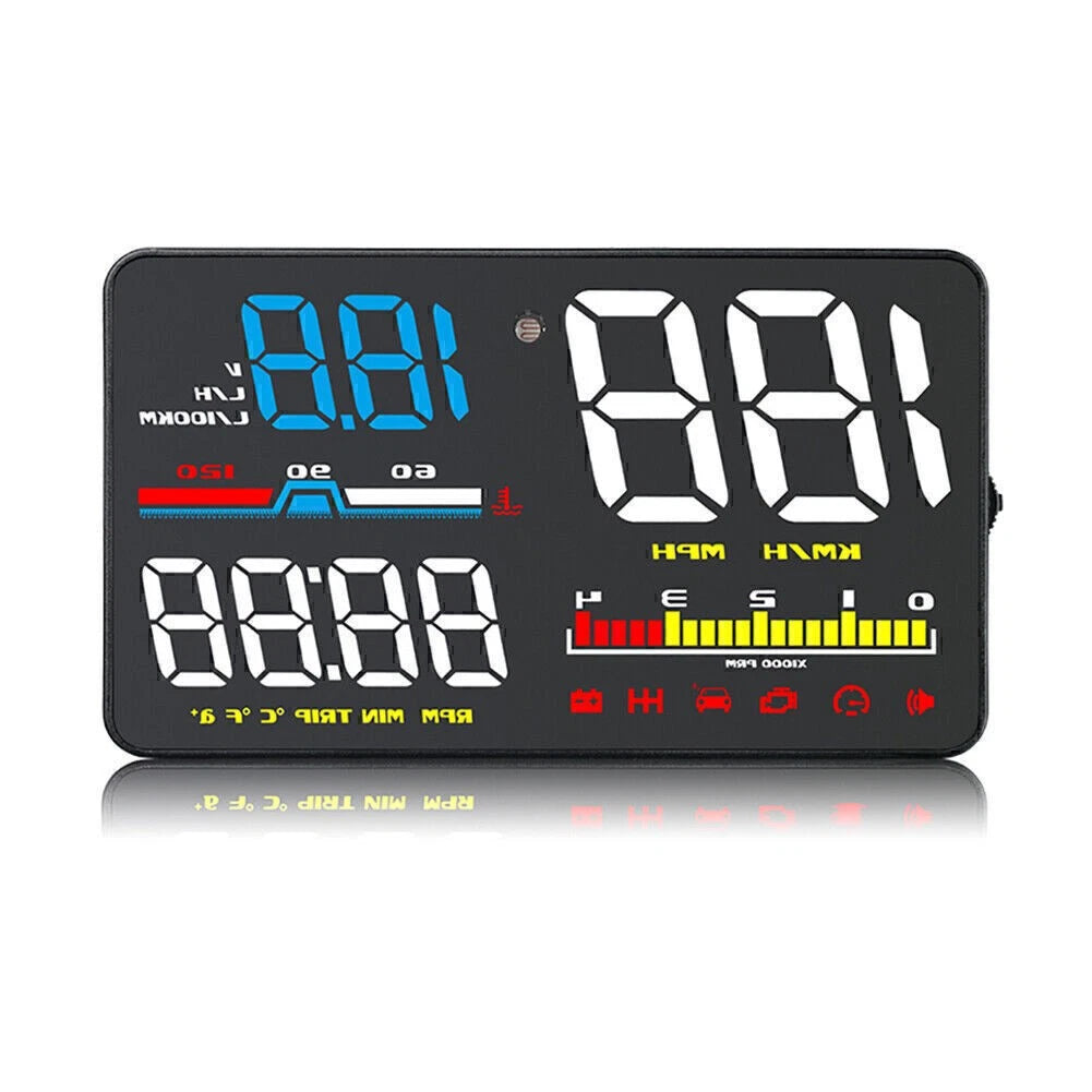 HUD D5000 OBD2 Head Up Display for Universal Vehicles (2010–2023)