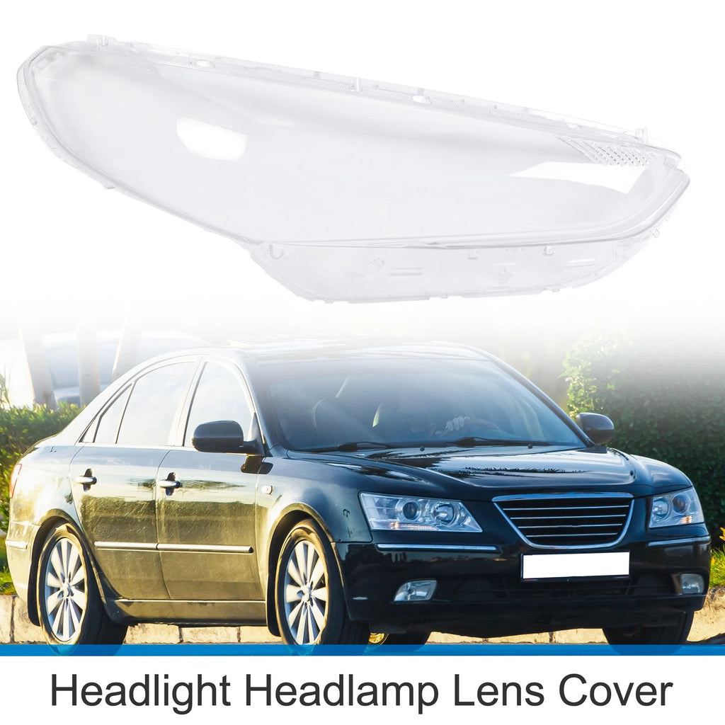 1 Pcs Headlight Lens Cover Front Right Replacement for Hyundai Sonata (2018–2019)