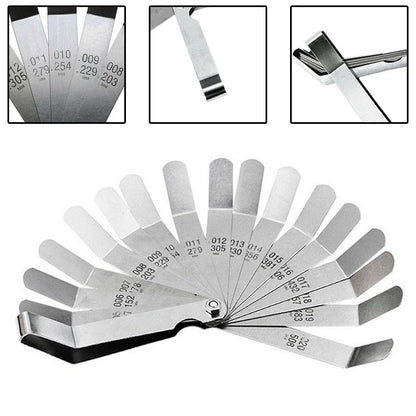 Set of 1 Feeler Gauge for Valve Adjustment (0.127-0.508mm)