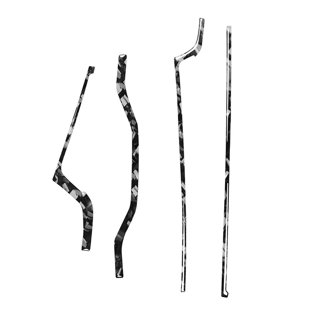 Set of 4 Dashboard Panel Cover Trim Strips for Audi A4 B9 A5 S4 RS4