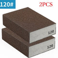 2X Grit 60320 Sanding Sponge Blocks for Versatile Sanding Tasks