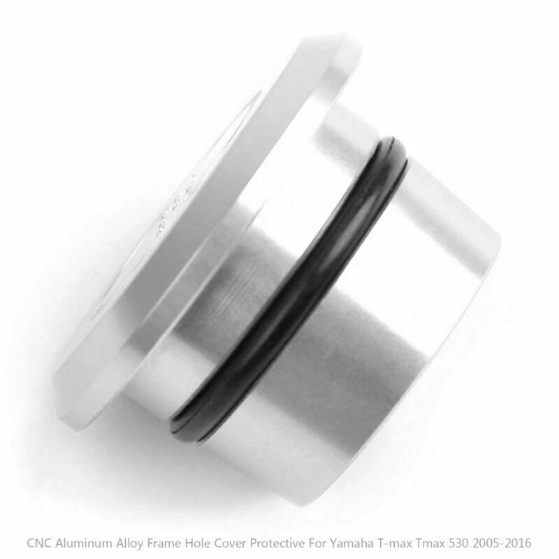 CNC Frame Hole Cover Guard for Yamaha T-max 530 (2005–2016) Silver