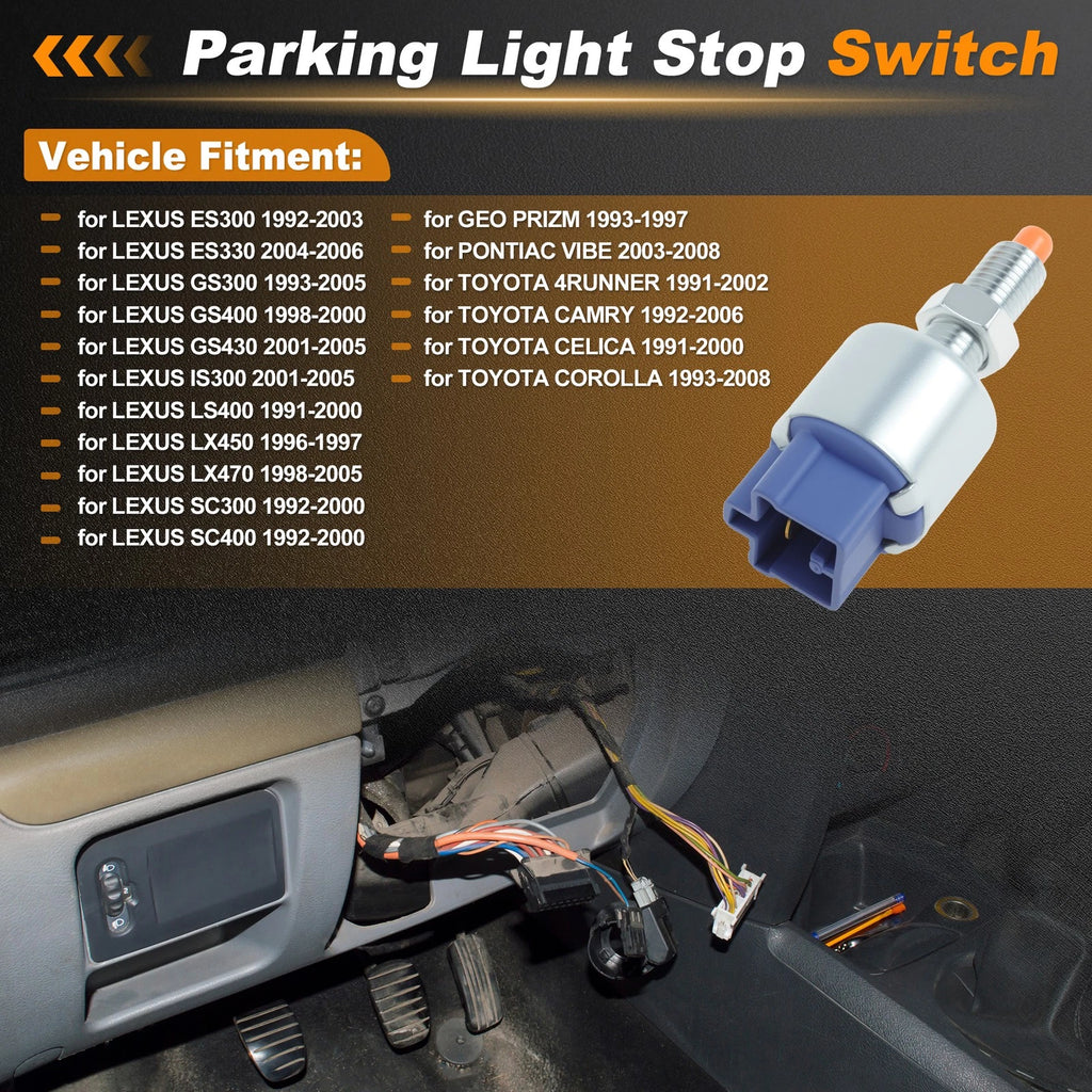 Brake Light Switch for Geo Prizm 1993–1997 Parking Light Stop Lamp SLS203T