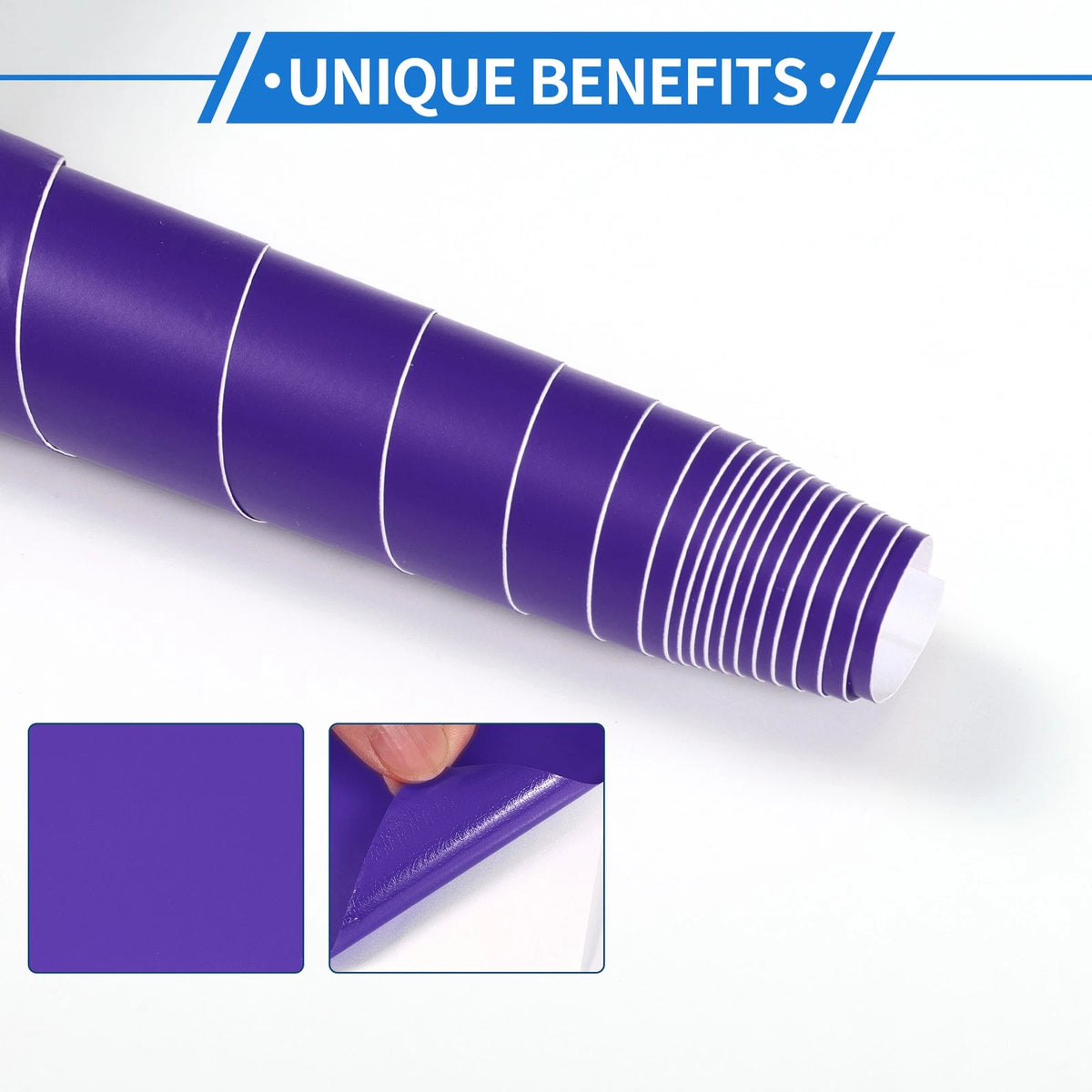 Matte Purple Car Wrap Film for Universal Vehicles (152x31cm)