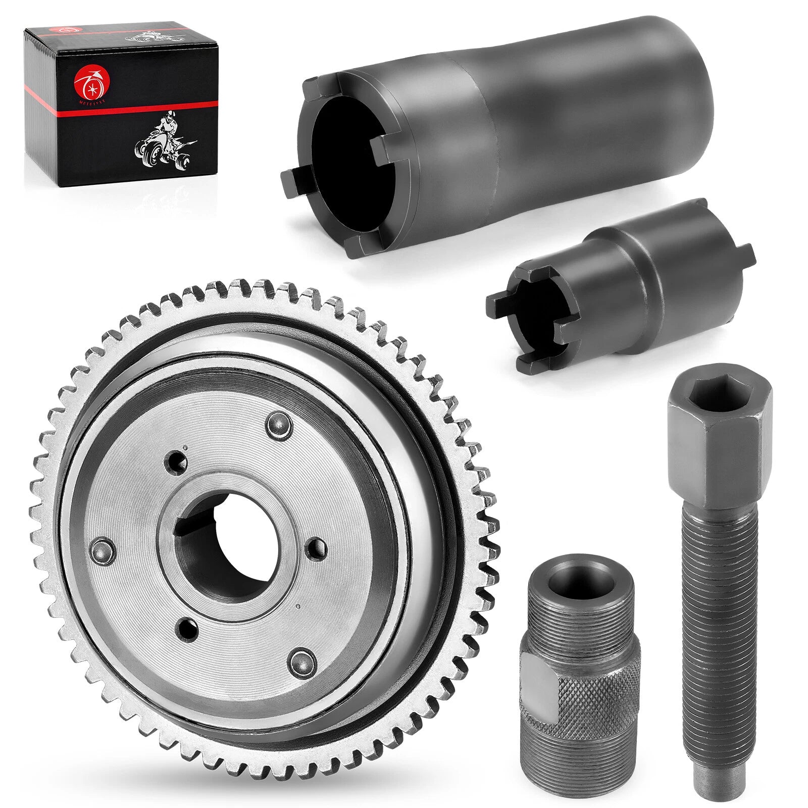 Starter Clutch Tool & Flywheel Puller for GY6 Scooter 125cc 150cc (152QMI 157QMJ)