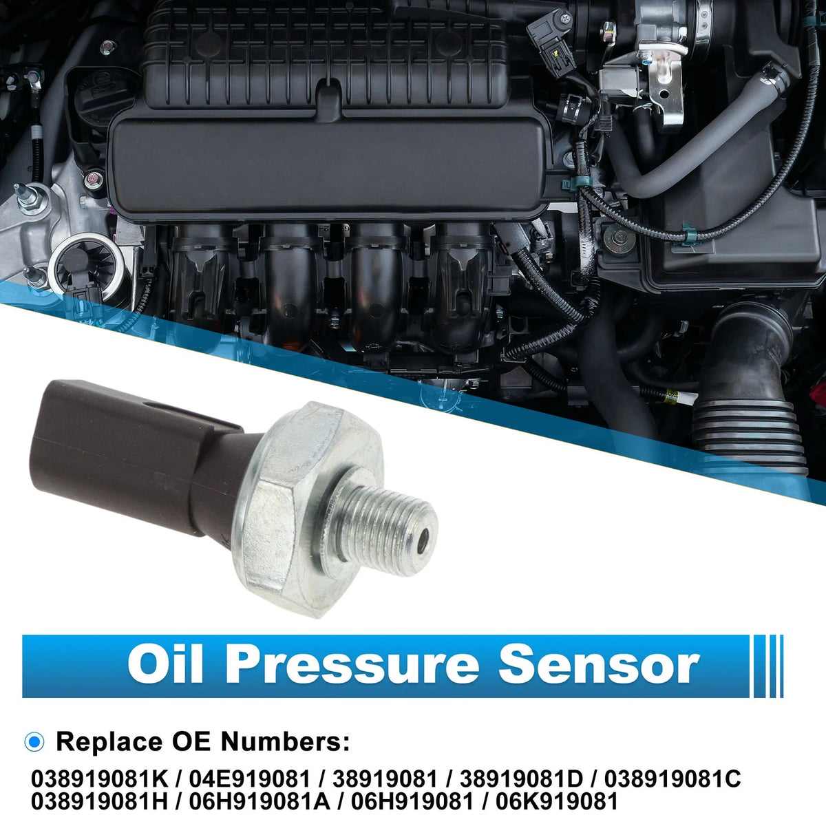 Oil Pressure Sensor OEM Replacement for Audi A4 A5 Volkswagen Golf Jetta (2005–2015)