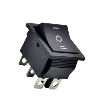 2X KCD4 Boat Rocker Switch 3-Way 6-Pin Self-Resetting Black