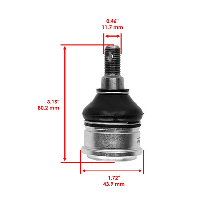Caltric Front Lower Ball Joint Replacement for Honda Big Red 700 MUV700 (2009–2013)