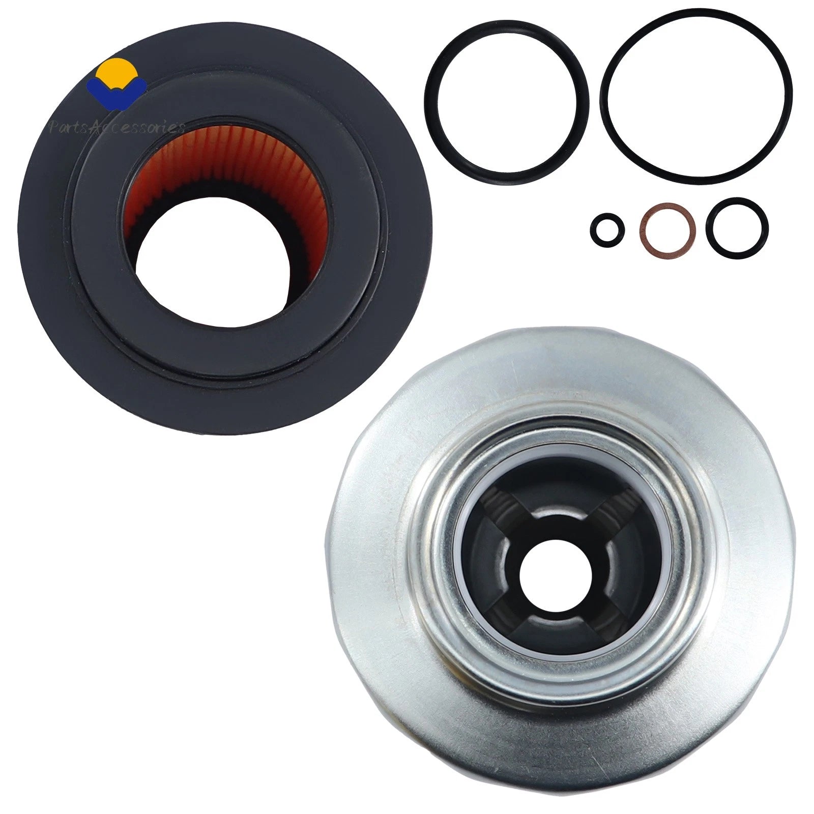 Set of 2 Diesel Fuel & Oil Filters for Kohler (ED0021753180-S, ED0021750010-S)
