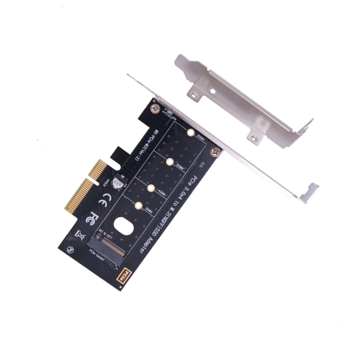 M.2 NVME SSD to PCIe 3.0 X4 Adapter Card for Desktop (Compatible Models)