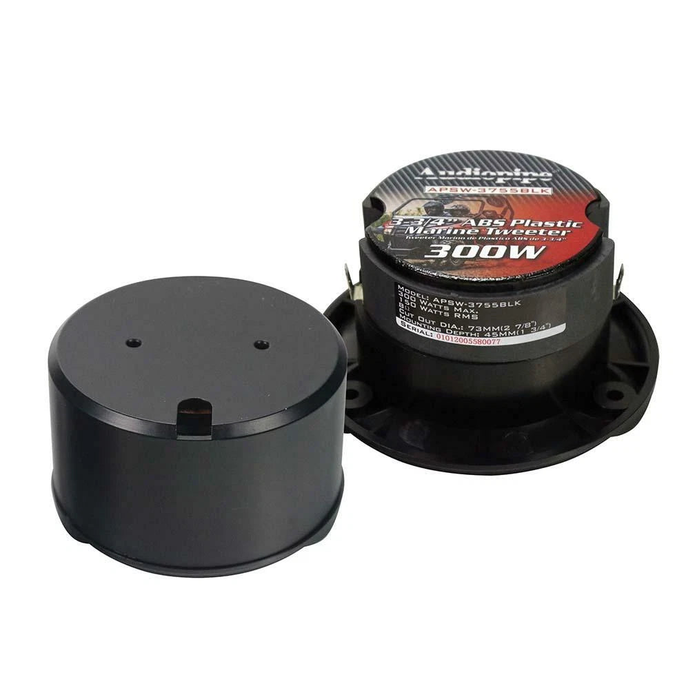 Audiopipe APSW3755BK 3.75" Marine Tweeter for Audiopipe (Individual)