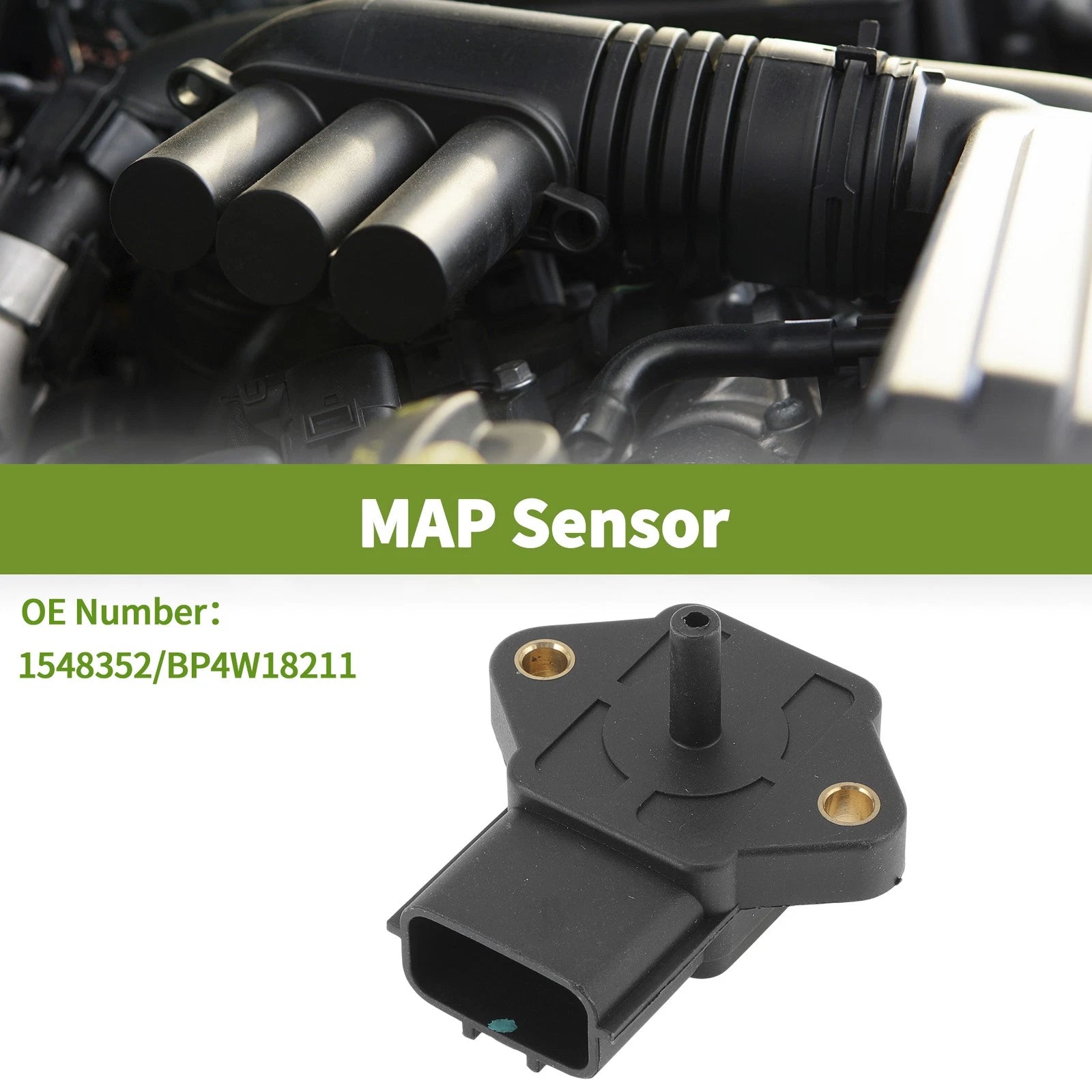 Manifold Absolute Pressure Sensor OEM Replacement for Mazda Miata (1999–2005)