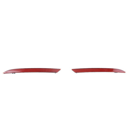 2X Red Lens Rear Bumper Reflector Lenses for Ford Mustang