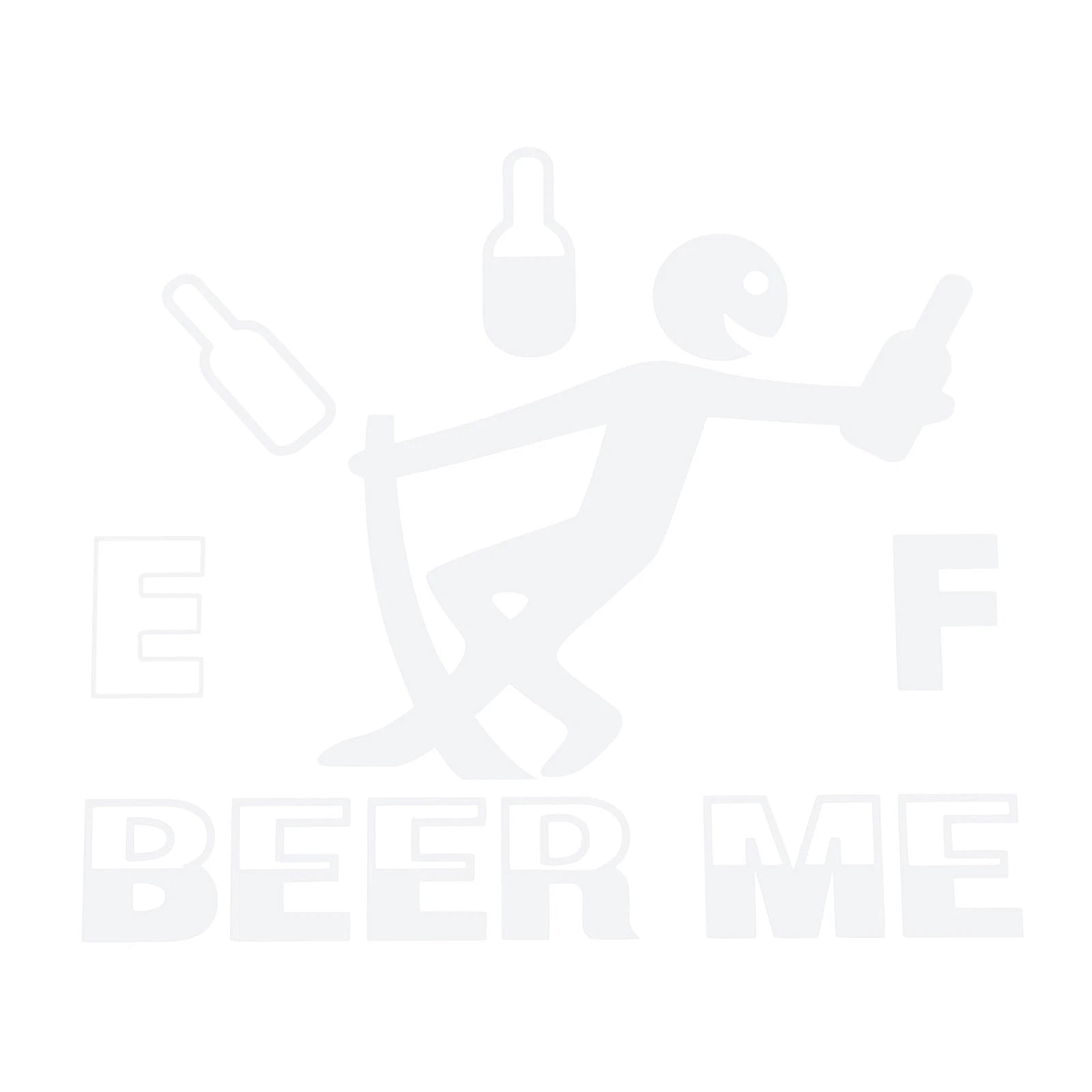 Reflective Bumper Decal for Universal Fit (Low Oil Level)