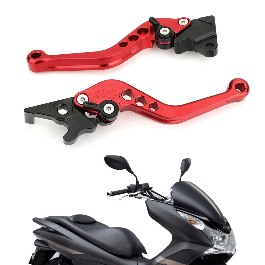 Brake Clutch Levers for Honda PCX 125 (2010–2023) Red T9