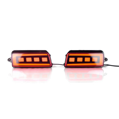 LED Smoked Rear Bumper Reflector Light for Jeep Grand Cherokee WK (2005–2010)