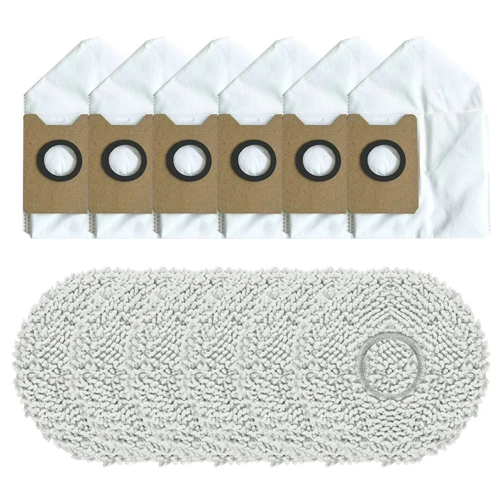 Complete Mop Cloth and Dust Bags Set for Airbot X40 Ultra