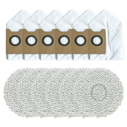 Complete Mop Cloth and Dust Bags Set for Airbot X40 Ultra