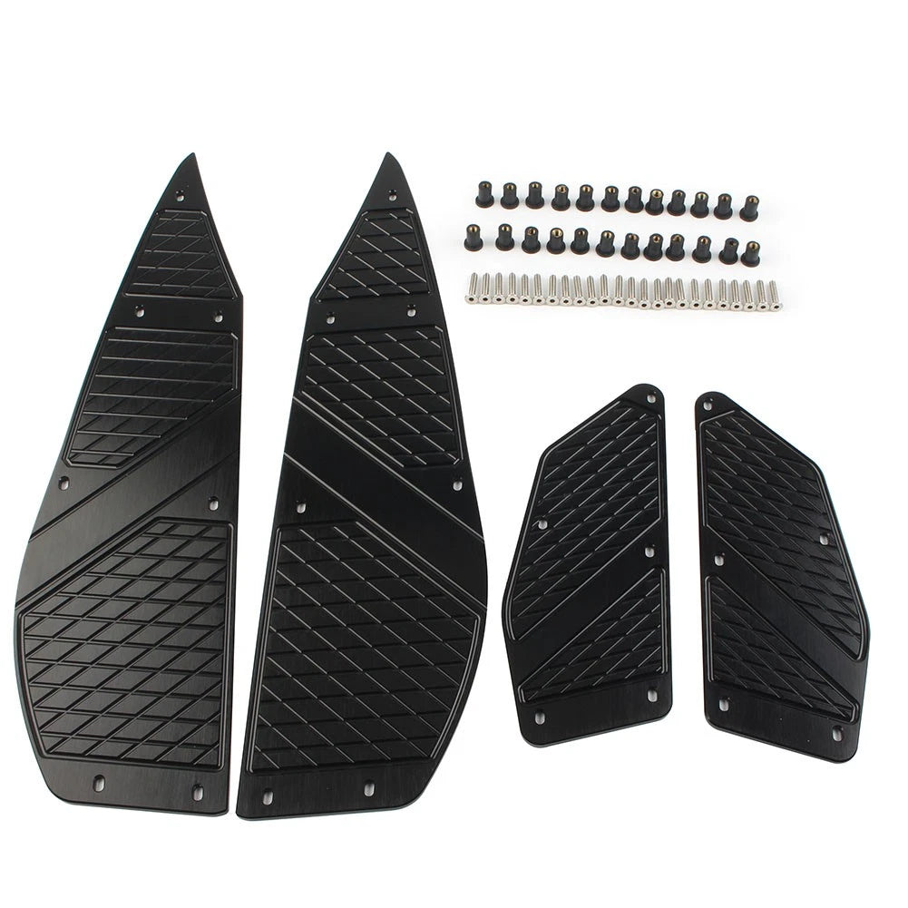 Footrest Foot Pads for Yamaha XMAX300 (2017-2018) & XMAX250 (2011-2016) Black