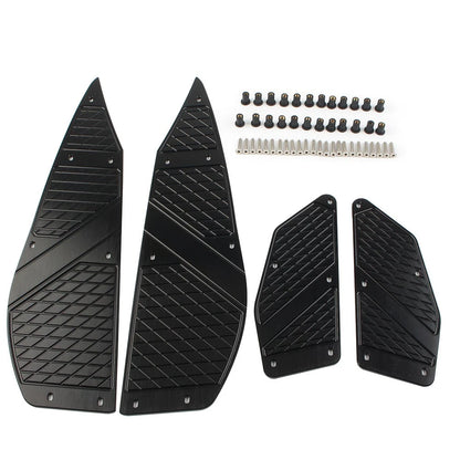 Footrest Foot Pads for Yamaha XMAX300 (2017-2018) & XMAX250 (2011-2016) Black