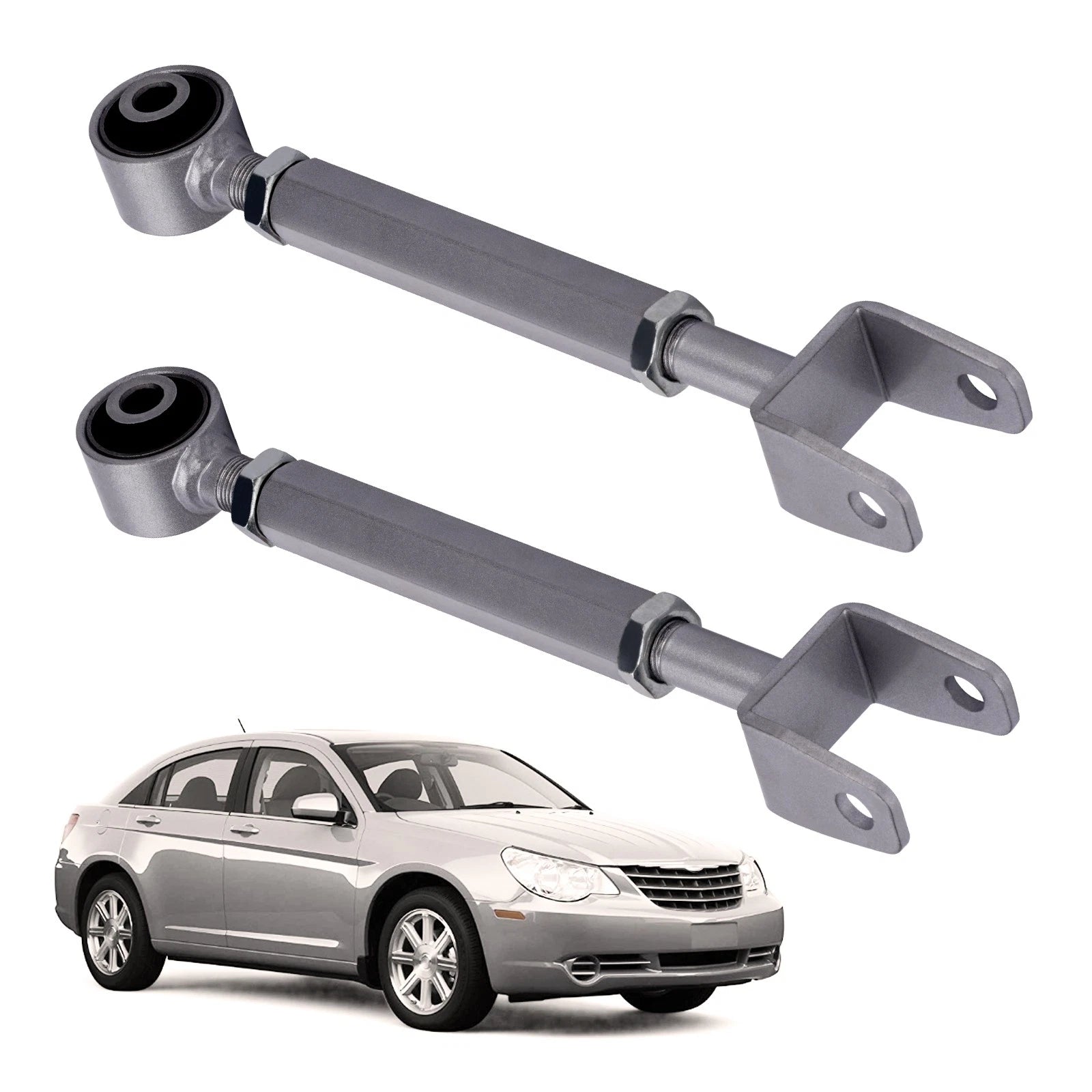 2X Rear Upper Adjustable Camber Control Arms Kit for Dodge Journey (2009–2010)