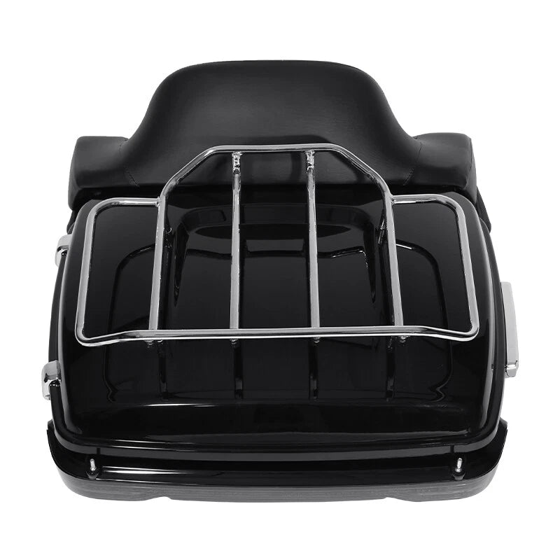 Trunk Backrest Pad Rack Tail Light Speakers for Harley Touring (2014–2026)