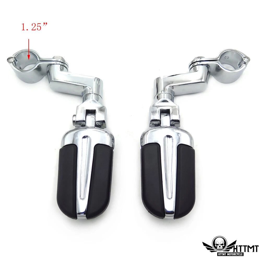 Slipstream Foot Peg Mount Kit for Triumph Rocket, Yamaha V-Star, Roadstar (1 1/4")