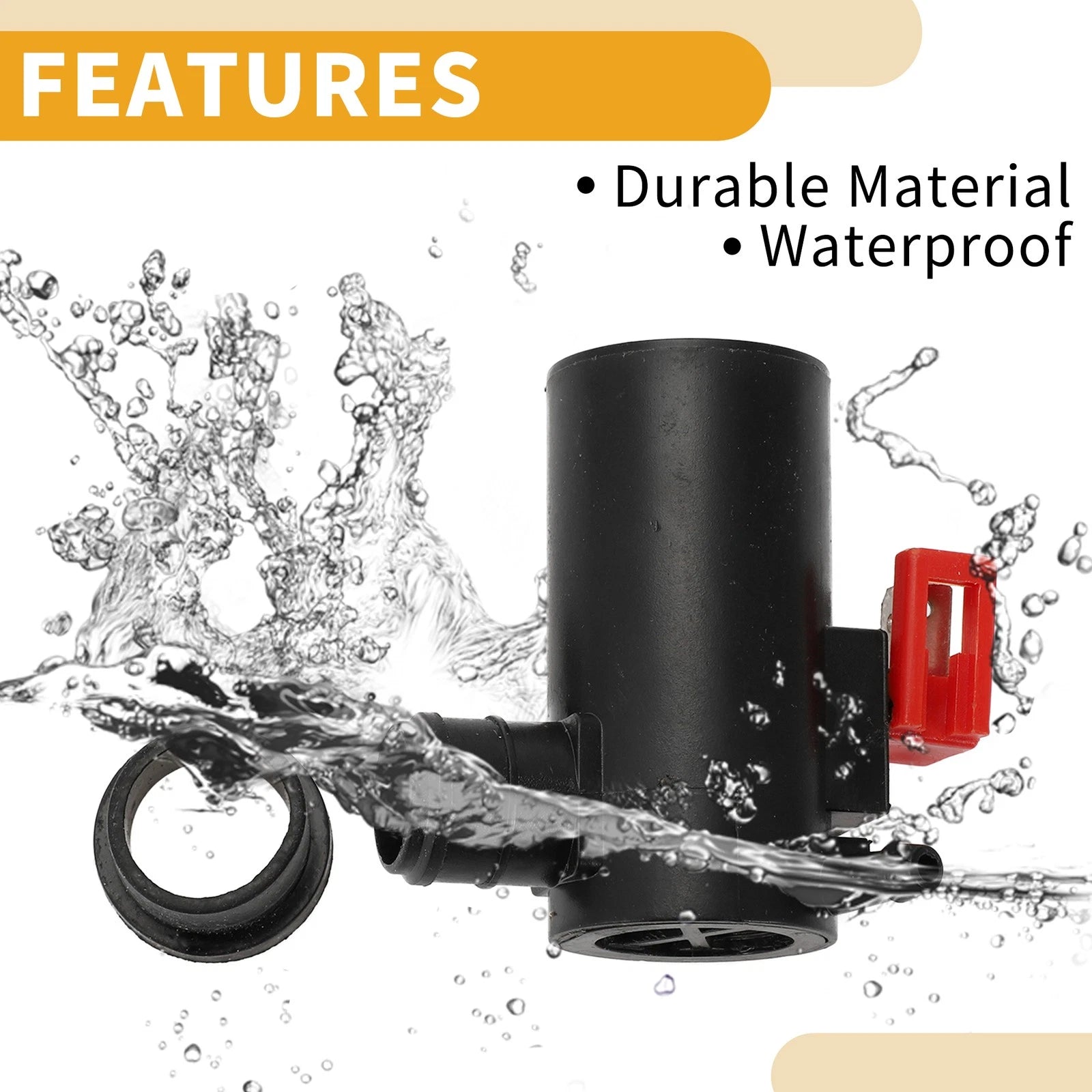 Windshield Washer Pump w/ Grommet for Subaru Impreza (2000–2007)