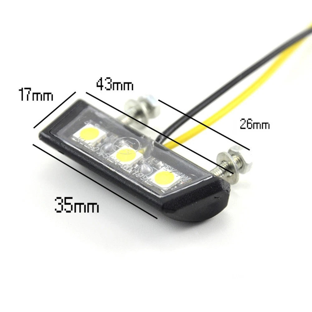 Mini LED License Plate Light for Motorcycle and Car