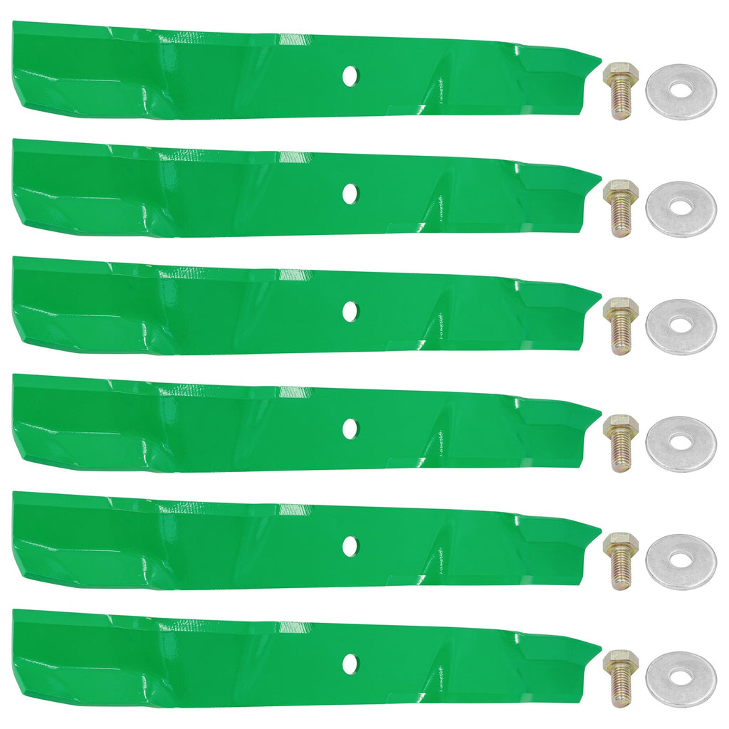 Deck Blade with Bolt Replacement for Hustler Raptor SD Raptor XD (2011–2015)