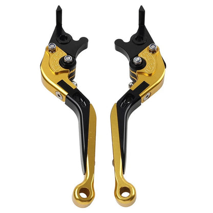 Gold Extendable Brake Clutch Levers for Daytona 675 (2013–2016)