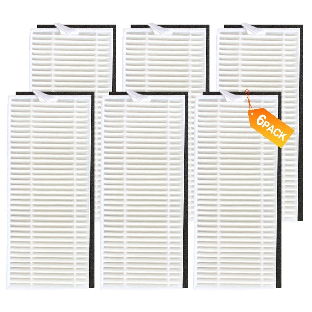 6X High Efficiency Filters for Blaupunkt Bluebot Comfort Plus