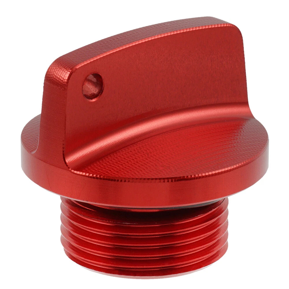 Billet Aluminum Oil Filter Cap for Ducati Monster 1000 (2002–2007) - Anodized Red