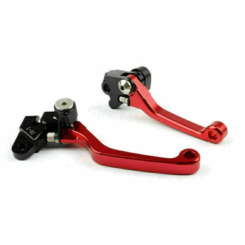 Pivot Brake Clutch Lever for Honda CR125R/250R CR80R/85R CRF150R (Red)